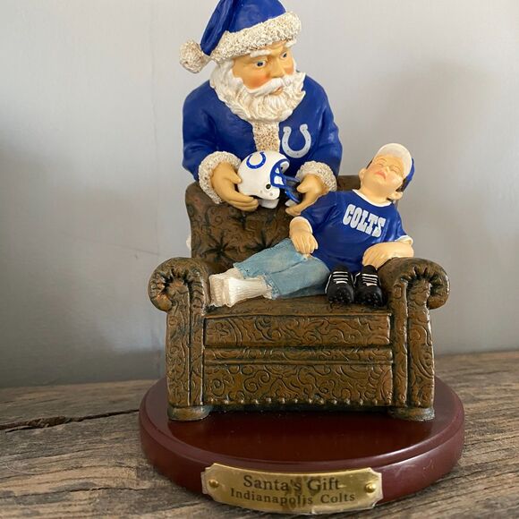 IOB Vintage 2001 Indianapolis Colts Santa's Gift, 2nd in Limited Series - Picture 3 of 8